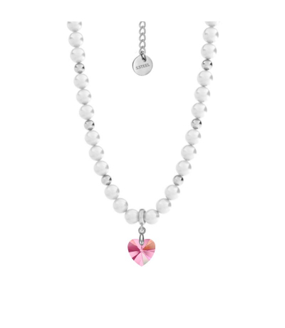 Obrázok pre Swarovski e. perlový náhrdelník Playful Love, srdce