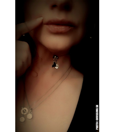 Obrázok pre Swarovski e. náhrdelník Candy Shop s príveskami čierna