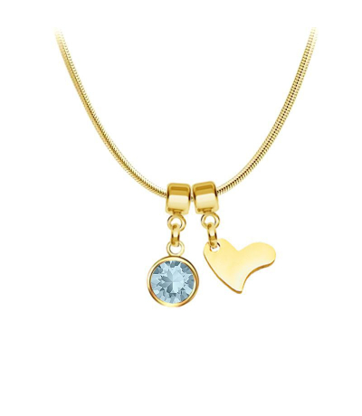 Obrázok pre Swarovski e. náhrdelník Candy Shop s príveskami nebesky modrá