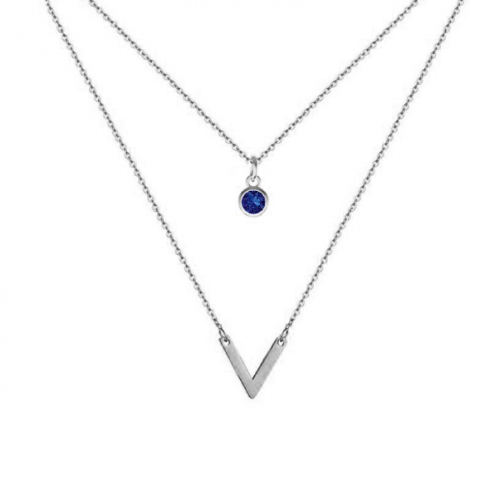 Obrázok pre Swarovski e. V náhrdelník Pret á Porter tmavo modrá sen5916