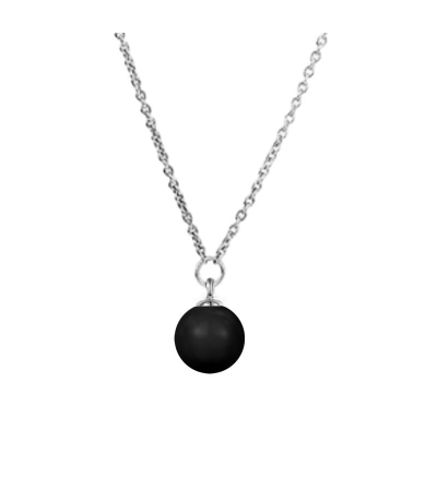 Obrázok pre Swarovski e. retiazka s čiernou perlou Frappé 5947