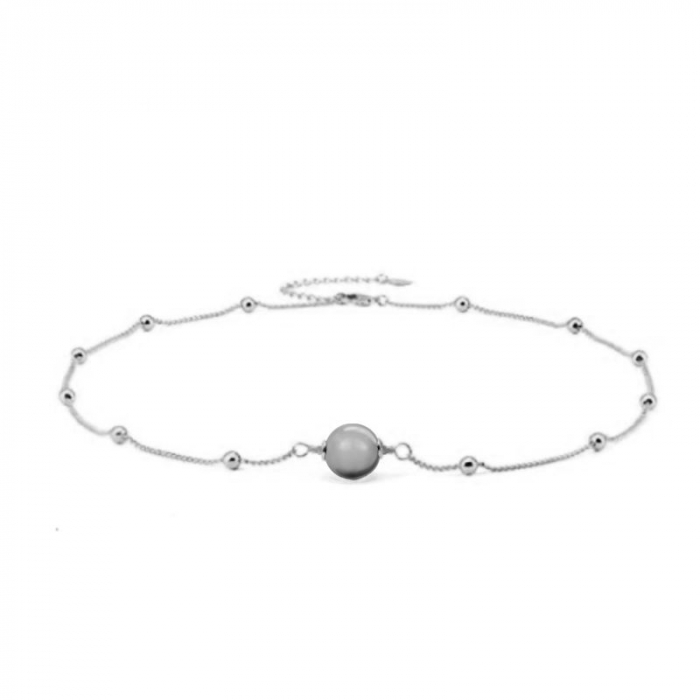 Obrázok pre Swarovski e. náhrdelník so striebornou perlou Arrondi sen5961