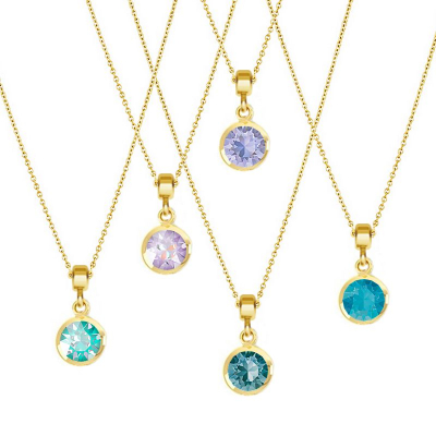 dámska zlatá retiazka na krk s príveskom