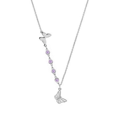 Obrázok pre Swarovski e. náhrdelník Miss Butterfly, motýľ lila sen6136