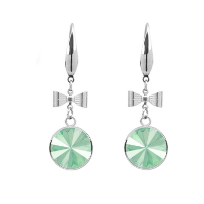 mentolovo zelene nausnice