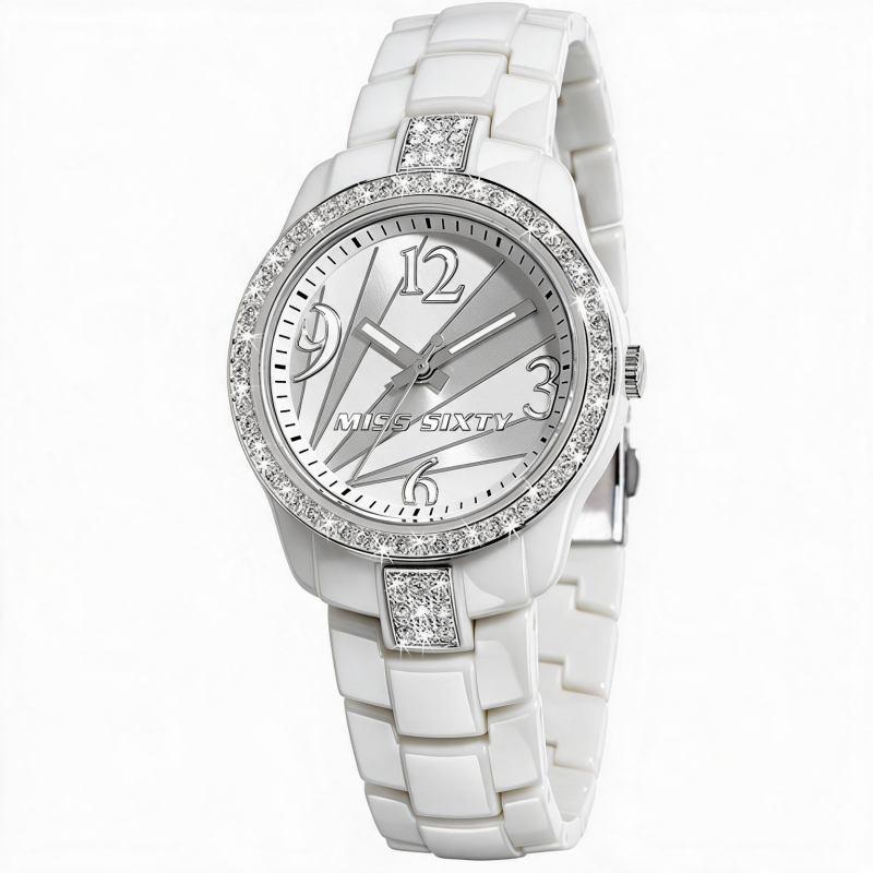 Obrázok pre Miss Sixty dámske biele hodinky Jungle SRA007/20243226
