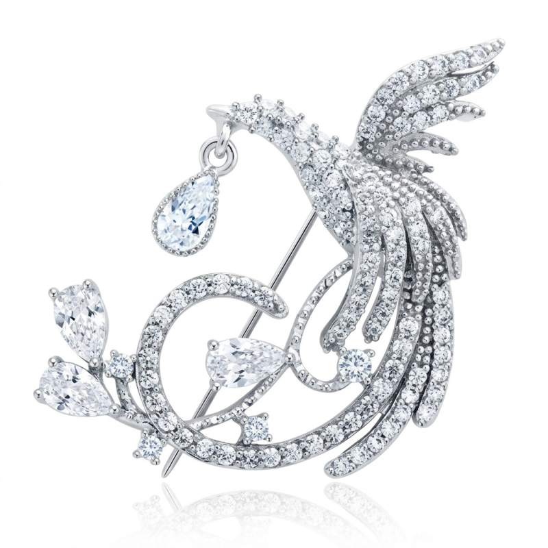 Swarovski e. brošňa na šaty Elf Song seb1041 swarovski brošňa