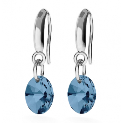 Obrázok pre Swarovski e. náušnice Deep Blue Treasure, tmavá modrá see3133