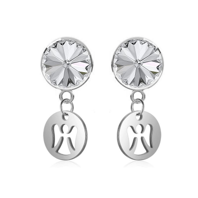 swarovski nausnice anjel