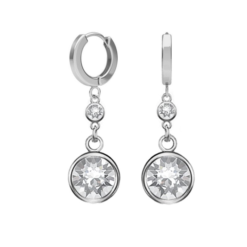 Obrázok pre Swarovski e. dámske náušnice kruhy Showtime see1270