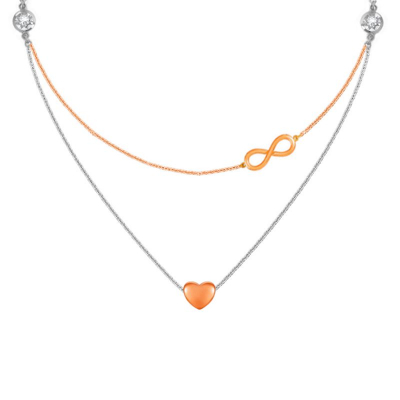 ruzove zlato nahrdelnik