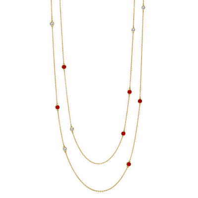 dlhý náhrdelník ocelový