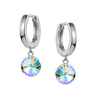 Obrázok pre Swarovski e. náušnice kruhy Ambrosia, chameleon see3583