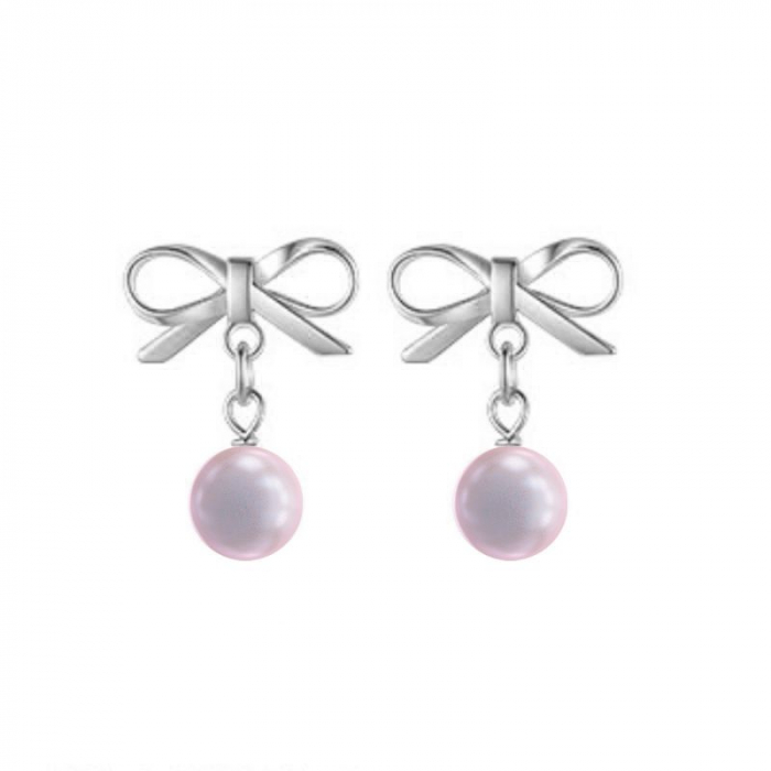 Obrázok pre Swarovski e. náušnice Sweety, ružové perly