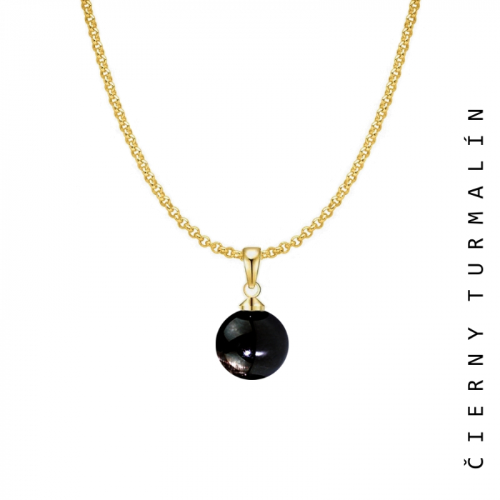 Obrázok pre Taboo jemný náhrdelník Spirit of Nature Čierny turmalín tb732