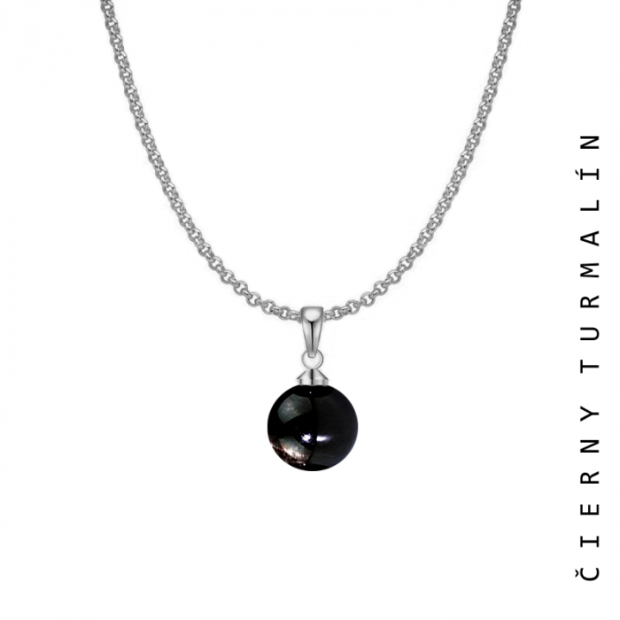Obrázok pre Taboo jemný náhrdelník Spirit of Nature Čierny turmalín tb733