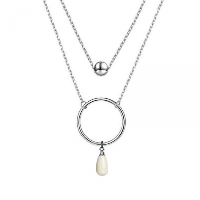 Obrázok pre Swarovski e. náhrdelník s perlou Martinique