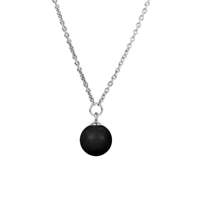 Obrázok pre Swarovski e. retiazka s čiernou perlou Frappé 5947