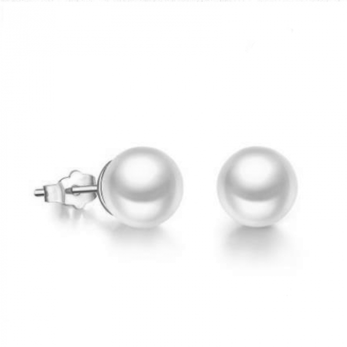 Obrázok pre Swarovski e. náušnice s bielymi perlami Everyday Luxury seg1001