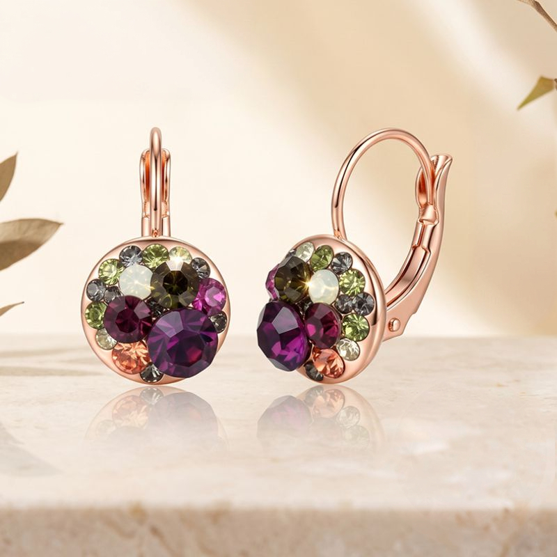 luxusné visiace náušnice swarovski
