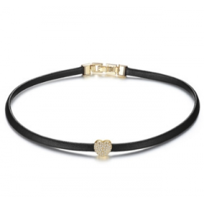 choker so srdiečkom