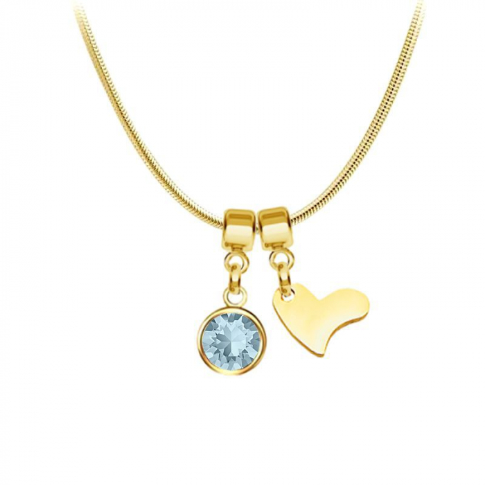 Obrázok pre Swarovski e. náhrdelník Candy Shop s príveskami nebesky modrá