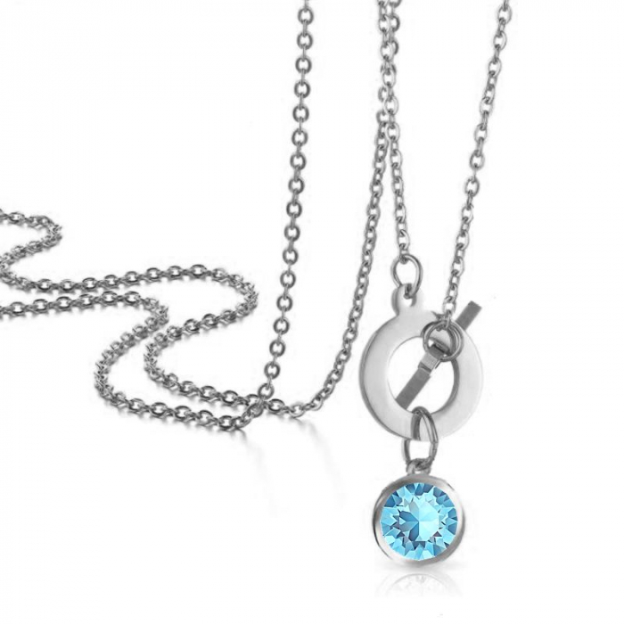 Obrázok pre Swarovski e. náhrdelník Fifty Shades modrý