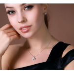 Obrázok pre Swarovski e. zlaté náušnice Diamante see3859