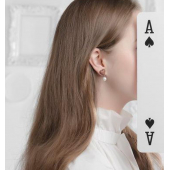 Obrázok pre Swarovski e. náušnice Poker face