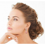 Obrázok pre Swarovski e. perlové náušnice Coco Peach broskyňové see3163