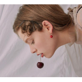 Obrázok pre Swarovski e. náušnice kruhy Maracas biele perly